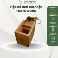 Hộp Gỗ Chữ Nhật Biến Ra Con Nhện - THATUWOOD - Đồ Chơi Troll Vui Nhộn, Hù Dọa Ngày Halloween, Hộp Qu