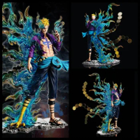 Anime One Piece Whitebeard Pirates Marco Battle Ver. PVC Action Figure Game Statue Collectible Model Kids Toys Doll Gifts 33cm