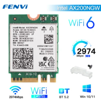 M.2 Card To PCI Express Adapter Desktop PCIe Converter For Wifi6 AX200 Intel 8265AC,9260NGW NGFF WIFI 6E AX210 WiFi Bluetooth5.3