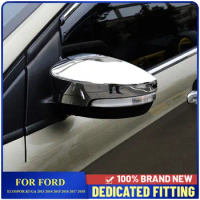For Ford Ecospor Kuga 2013 2014 2015 2016 2017 2018 ABS Chrome Side Door Rearview Mirror Cover Frame Stickers Car Accessories
