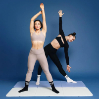  便攜式8折疊瑜珈墊 - 加厚防滑健身地墊#YH26_01046