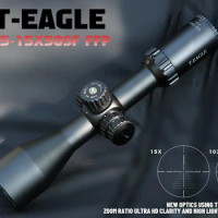T-EAGLE Sight Tactical Riflescope For Hunting Compact Optical Glass Reticle Illuminate Optics Airgun Airsoft MR2.5-15X50 SFFFP