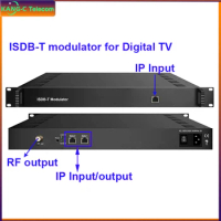 ISDB Modulator 6 Carrier Rf Output Modulators Connect to ISDB-T Set Top Box Digital TV System