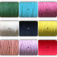 Sợi vải T-Shirt Craft Yarn VN chuyên móc túi xách, giầy dép, thảm 250g ( Đủ bảng màu )