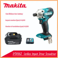 18V LXT Li-ion Makita DTD156Z Cordless Impact Driver Screwdriver Brushless Power Tool Rechargeable Drill Driver With LED