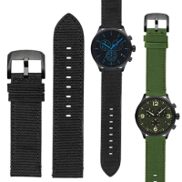 Canvas watchband for Tissot 1853 Speedo T116 617a men's nylon canvas watch strap equal width watch belt accessories 22 *22mm