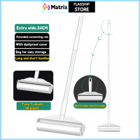 Long Handle Lint Roller Brush Pet Hair Remover Roller Retractable Dust Hair Roller Stick Tearable Cl