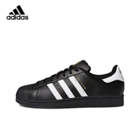 Original Adidas Superstar Men's and Women's Unisex Skateboard Casual Classic Low-Top Retro Sneakers Shoes B27140