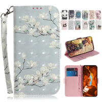Painted Flip Leather Magnetic Case For Realme GT Master Neo3 Q3S Pro 5G U1 v5 V13 15 V23 v50S X7 Max Phone Cover