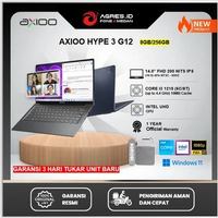 AXIOO HYPE 3 G12 CORE I3 1215 8GB 256GB Windows 11 14.0 INCH FHD IPS WINDOWS 11 ORI BLUE