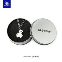 Lilbetter小熊潮牌項鏈情侶同款時尚吊墜百搭品質頸鏈送女友禮物