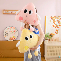 Cheese Plushie Cute Creative Cartoon Cotton Doll Home Sofa Pillow Cushion