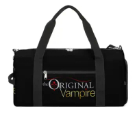 The Vampire Diaries Sport Bags Magic TV Drama with Shoes Gym Bag Weekend Mens Print Handbag Travel Training Colorful Fitness Bag