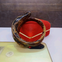 gelang akar Bahar merah kristal jumbo A332