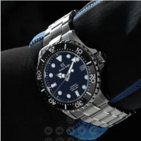 New Luxury Watch Crown Blue Lion Grand Seiko Quartz Movement Men's Watch High Quality Fashion Business Sports Watch