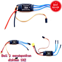 Baru 30A 40A ESC tanpa berus 2-4S Kepala Pisang 3.5MM Pengawal Kelajuan Elektronik 5V 3A UBEC T Plug