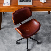 Modern Comfortable Swivel Chairs Office Furniture Nordic Leisure Backrest Office Chairs Retro Computer Chair Lift Gaming Chairs