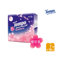 【TEMPO】4層加厚紙手帕 迷你袖珍包(櫻花味限量版/18包)