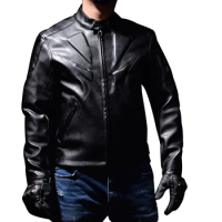 Racing suit winter fall/winter motorcycle jacket anti-fall leather PU racing suit motorcycle racing jacket