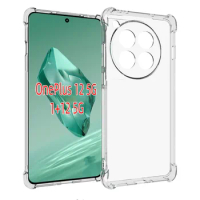 Shockproof Clear Case For Oneplus 10 11 12 10T 10R 11R Soft Silicone Shell Nord CE 2 3 Lite 2T CE3 ACE Pro 2V Bumper Back Cover