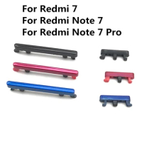 For Xiaomi Redmi Note 7 Pro SIde Volume Button + Power ON / OFF Buttton Key Set For Xiaomi Redmi Note 8 Pro Replacement Part