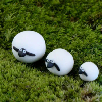 Moss Microlandscape Mini Simulation Sheep Soft Pottery Decoration Doll Succulent Landscape DIY Decoration