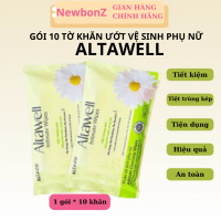 Gói Khăn Vệ Sinh Phụ Nữ Altawell 10 Tờ Tiết Kiệm Dành Cho Mẹ Bầu Và Mẹ Sau Sinh