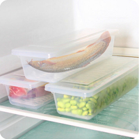 進口 冰箱冷藏鮮魚瀝水保鮮盒 魚盒 保鮮盒 水果保鮮盒便攜