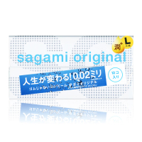 【sagami 相模】相模元祖0.02大碼極潤裝PU保險套(12入)