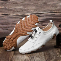 2024 Summer Breathable Golf Shoes Men's Non-slip Golf Training Sports Shoe Men's Golf Shoes Outdoor Grass Walking Sports Shoes