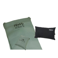 【NUIT 努特】莫蘭迪 5度石墨烯保暖睡袋 麂皮多用枕(NTS30LG單人睡袋枕頭組)