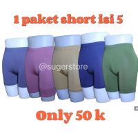 CELANA SHORT 40 RIBU DAPAT 5 PISC 28 RIBU DAPAT 3 PISC BAHAN SPANDEK PREMIUM ADEM DAN SANGAT NYAMAN 