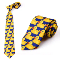 Brand New Hot Fashion Brand New Barney's How I Met Your Mother Ducky Tie Yellow Rubber Duck Necktie 