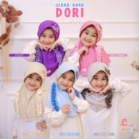 JILBAB ANAK DORI | Jilbab MiuLan Anak Instan Tali Belakang  Lucu