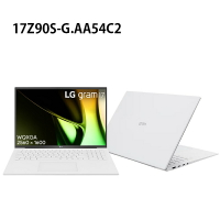 【額外加碼2%回饋】【特仕筆電】LG 17Z90S-G.AA54C2輕薄商務筆電(Ultra 5 125H/16G/512G/17/WQXGA/W11H)