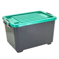 Atari Green Leaf 9860 Box Container 50 Liter Kontainer Industri Plastik Rak Susun Heavy Duty Tebal M