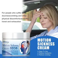 Sdottor New Motion Sickness relief cream travel tinnitus seasickness airsickness Headache Dizziness Anti Nausea Ointment Adult H