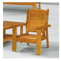 【MUNA 家居】321型實木組椅/單人椅(實木沙發 單人椅)
