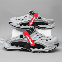 MUPINHUI Kozuii 38-43 sandal pria tebal 5cm anti slip premium slip on kekinian2026
