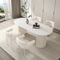 Luxury Nordic Dining Table Legs Metal Modern Space Savers Dining Table Living Minimalist Mesas De Comedor Room Furniture
