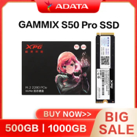 ADATA XPG GAMMIX S50 Pro SSD 500GB 1000GB Internal Solid State Disk M.2 2280 S20 SSD 256GB 512GB 1TB For Laptop Desktop PC