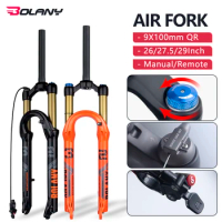 Bolany mountain bike suspension fork 27.5 inch air oil damping bicycle fork magnesium shock absorption mtb 29 suntour suspension