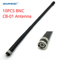 10PCS BNC Telescopic Antenna CB-01 27Mhz for Cobra Midland Uniden Maxon President Anytone Handheld/Portable CB Walkie Talkie
