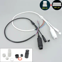 48V to 12V PoE Cable With DC Audio IP Camera RJ45 Cable built in PoE module For CCTV IP Camera w1
