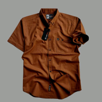 Kemeja Pria Lengan Pendek Premium Polos Bahan Katun Cigaret standard sesuai gambar