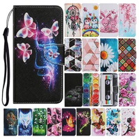 Case on For Samsung Galaxy A01 A11 A21 A31 A51 A71 A21s A41 Leather Flip Stand Phone Cover Funda Cute Butterfly Flower Capa