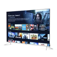 Borderless Tv 65" UHD 4K LED Tv Android WebOs Google Smart Tv 75 85 Inch Television Webos Youtube Google TV Fashionable