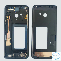 Rikey สำหรับ Samsung Galaxy S9 G960 G960F S9+ S9 Plus G965 G965F ตัวเครื่องโทรศัพท์ แชสซี แผ่น LCD ก