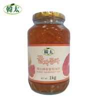 【韓太】蜂蜜風味葡萄柚茶1KGx1罐(即期品/本島免運費)