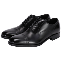 DOLCE & GABBANA 展示品 小牛皮綁帶紳士皮鞋(黑色)